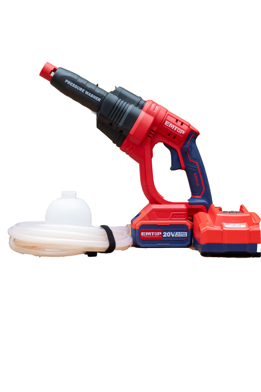 Hidrolavadora 1 Batería 4Ah + Cargador Emtop