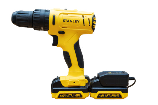 Taladro 12V + Set de brocas y puntas Stanley